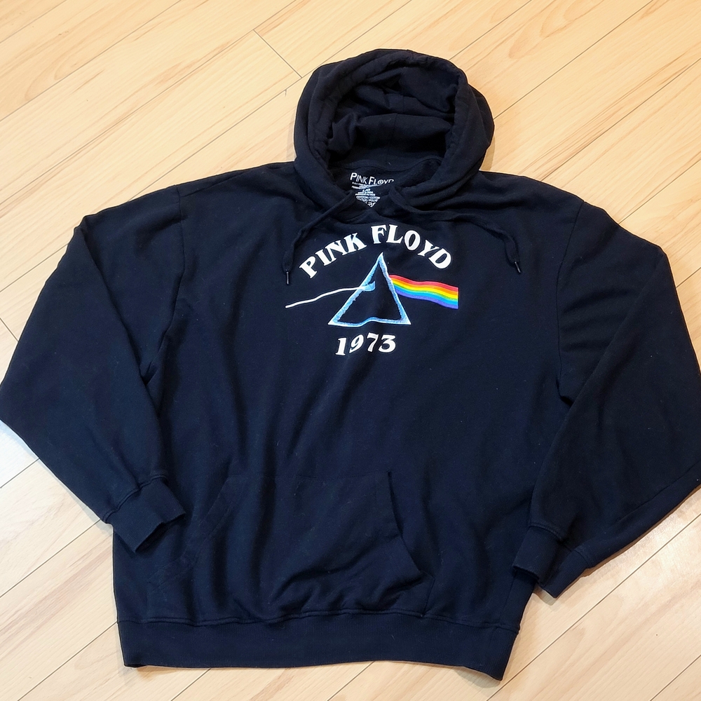Pink Floyd The Dark Side of the Moon 1973 Tour Hoodie Sweatshirt Women's Large
